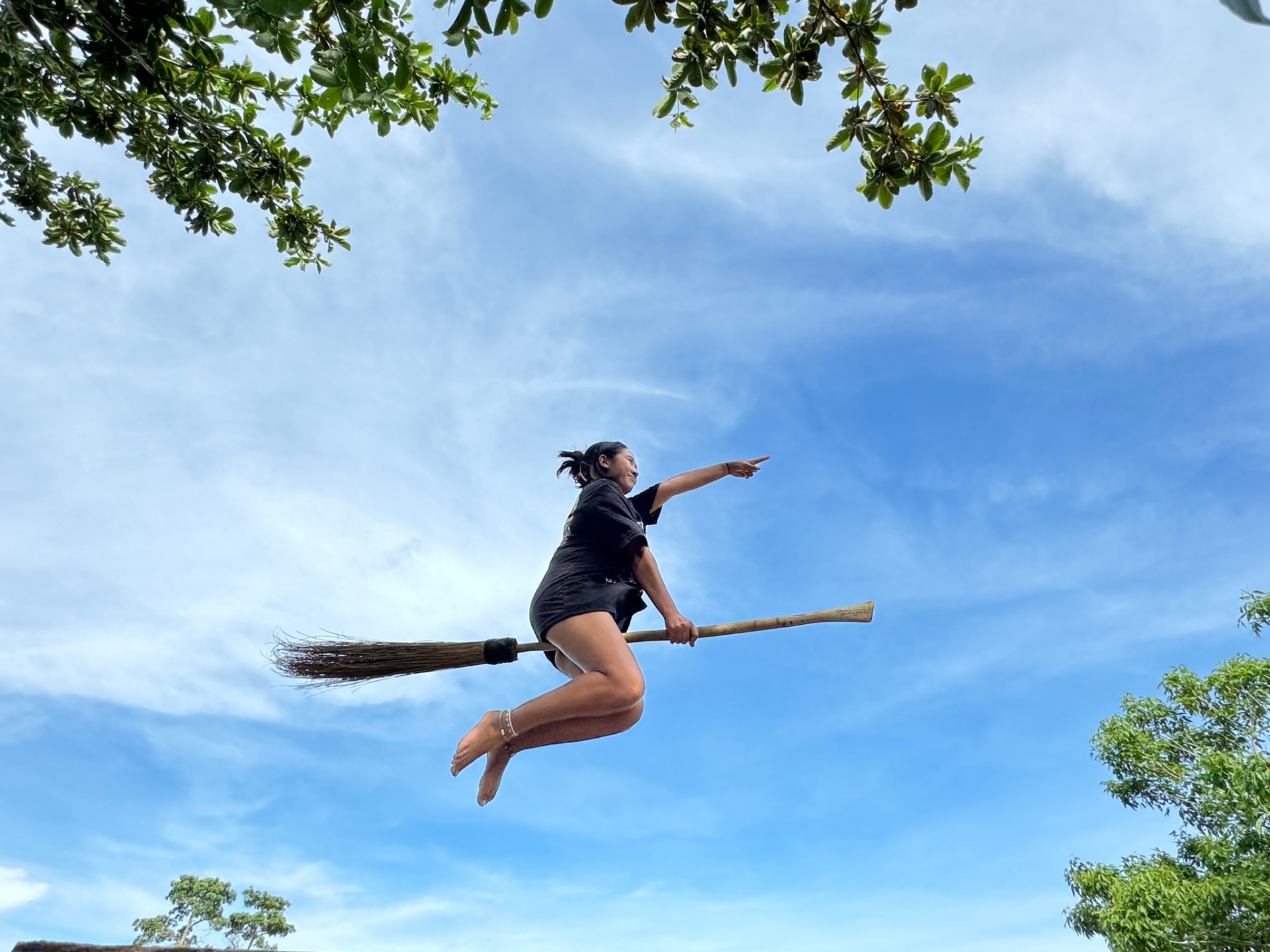 Witch on a broomstick, Siquijor's playful mystical side
