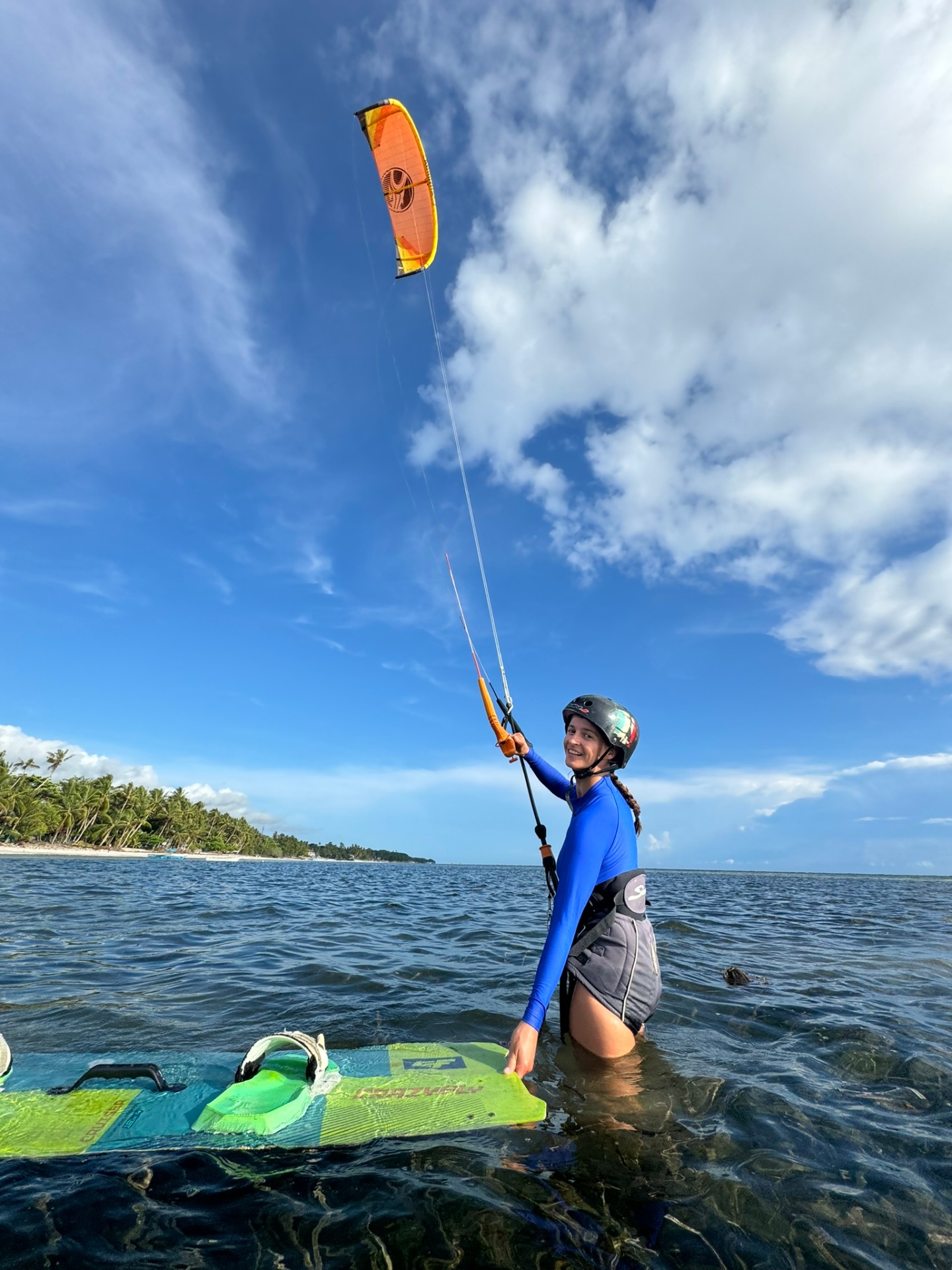 San Juan , Habagat side kitesurfing spot in Siquijor